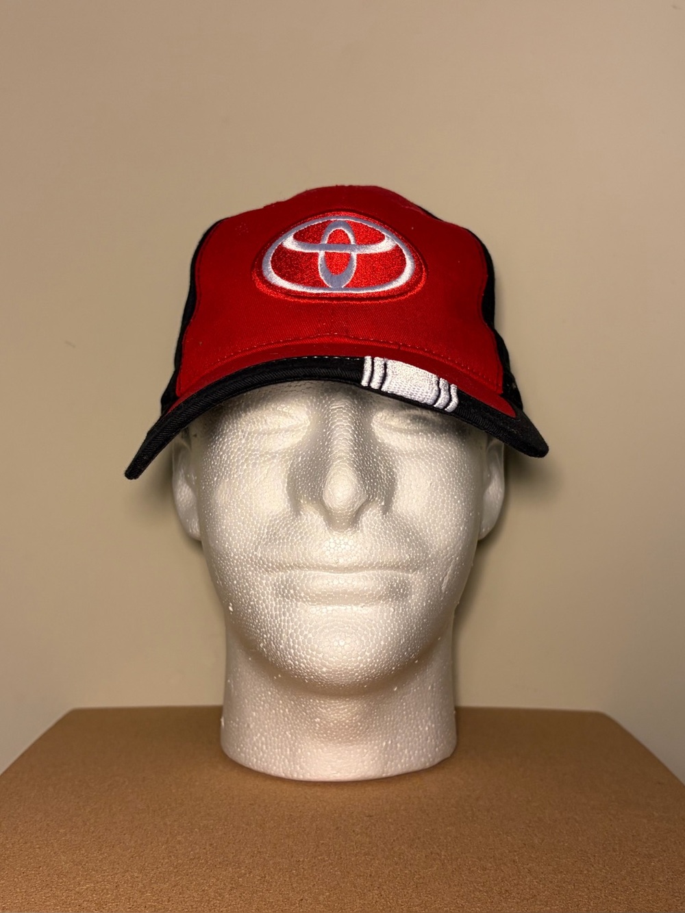 Toyota Red and Black Embroidered Baseball Cap - Men Accessories